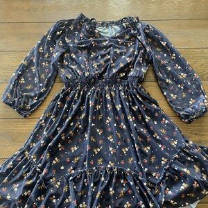 Floral Navy Kids Dress